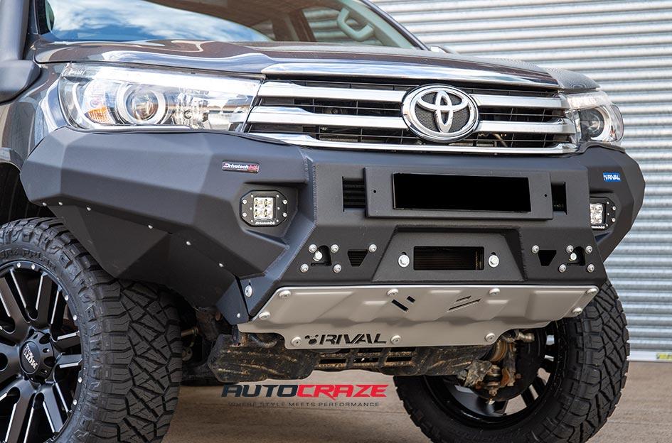 TOYOTA HILUX N80 4WD MO978 RAZOR SATIN BLACK MACHINED 